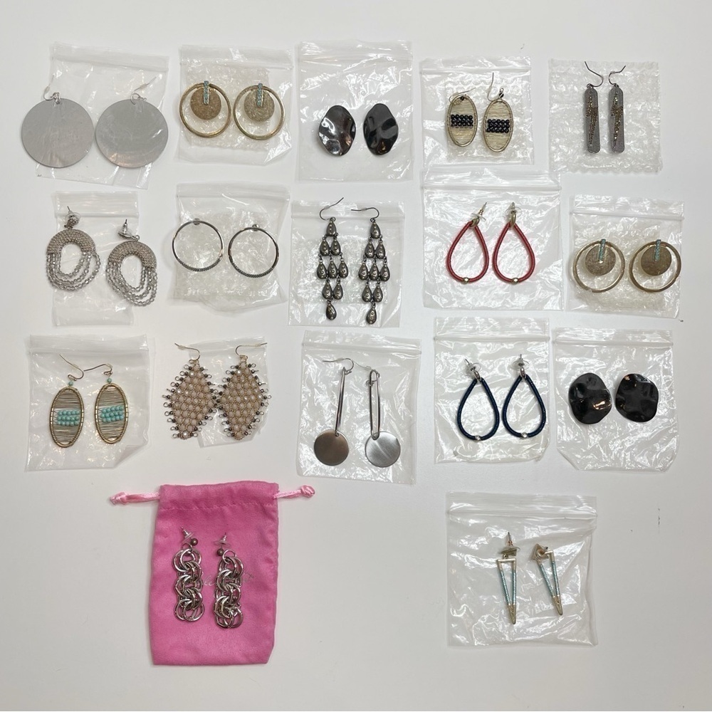 Marlyn Schiff 16 Pairs of Earrings Huge Lot NWOT Warehouse Direct